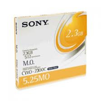 Sony CWO2300CWW WORM 5.25" 2.3GB 512B/S Optical Disk