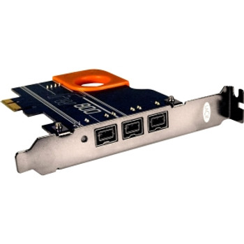 Part No: 130988 - LaCie 130988 3-port FireWire Adapter - 3 x 9-pin IEEE 1394b FireWire - Plug-in Card