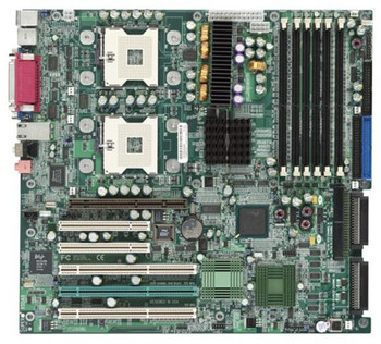 Part No: MBD-X5DA8-B - SuperMicro E7505 Chipset Intel Xeon up to 3.2GHz Processors Support Dual Socket mPGA604 Extended-ATX Server Motherboard (Refurbished)