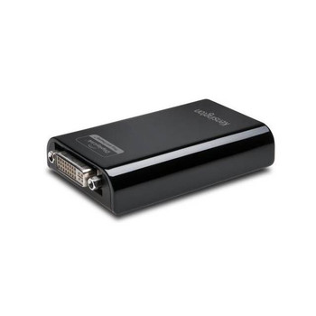 Kensington K33974AM USB 3.0 Female to DVI-I/VGA Multi-Display Video Adapter (Black)
