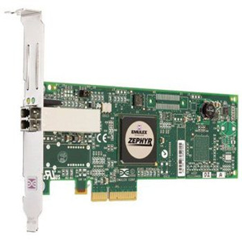 Part No: LPE11000-E - Emulex LIGHTPULSE 4GB Single -Port PCI-Express Fibre Channel Host Bus Adapter with Standard Bracket Card
