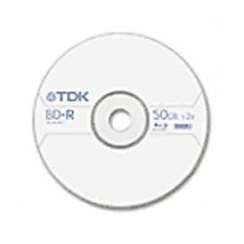 Part No: BD-R50A - TDK 2x BD-R Double Layer Media - 50GB - 1 Pack