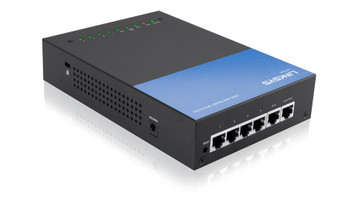 Part No: LRT224 - Linksys Dual Wan Gigabit Vpn Router 6 Ports SlotsGigabit Ethernet Desktop