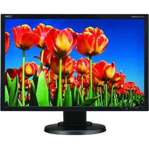 Part No: E222W-BK - NEC Display MultiSync E222W 22 LCD Monitor 16:10 5 ms 1680 x 1050 16.7 Million Colors 250 Nit 1000:1 DVI VGA Black (Refurbished)
