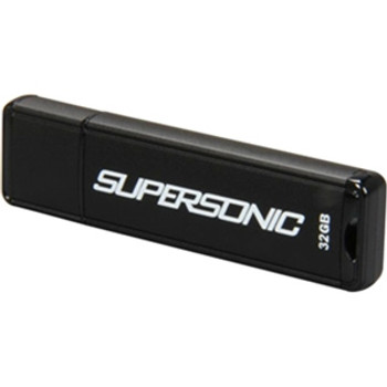 Part No:PEF32GSUSB - Patriot Memory Extreme Performance Supersonic 32 GB USB 3.0 Flash Drive - Black - External