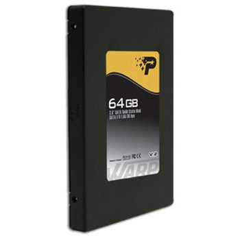 Part No:PE64GS25SSDR - Patriot Memory Warp PE64GS25SSDR 64 GB Internal Solid State Drive -  Pack - 2.5 - SATA/300 - Hot Swappable