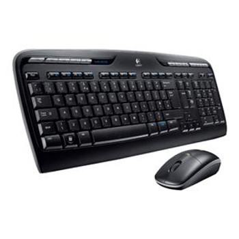 Part No: 920-001620 - Logitech Wireless Desktop MK300 Keyboard & Pointing Device Kit USB Wireless Keyboard USB Wireless Mouse Optical