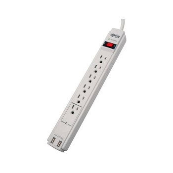 TrippLite TLP606USB 6-Outlet 6ft 990 joules Protector It! Surge Suppressor w/ 2x USB Ports