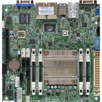 Supermicro A1SRI-2758F-O Intel Atom C2758/ DDR3/ SATA3&USB3.0/ V&4GbE/ Mini-ITX Motherboard & CPU Combo