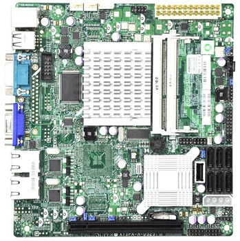 Supermicro X7SPA-H-D525-B Intel Atom D525/ Intel ICH9R/ DDR3/ V&2GbE/ Mini ITX Server Motherboard,