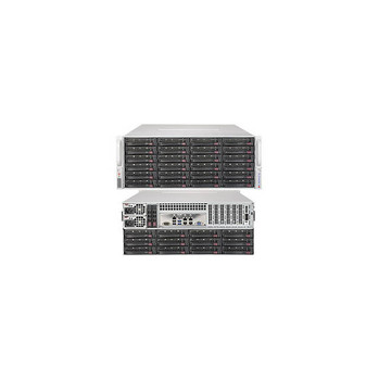 Supermicro SuperStorage Server SSG-6048R-E1CR36H Dual LGA2011 1280W 4U Rackmount Server Barebone System (Black)
