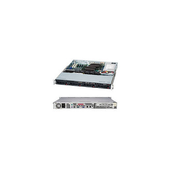 Supermicro SuperChassis CSE-813MFTQ-520CB 520W 1U Rackmount Server Chassis (Black)