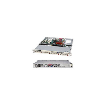 Supermicro CSE-813MTQ-280CB 280W 1U Rackmount Server Chassis (Black)