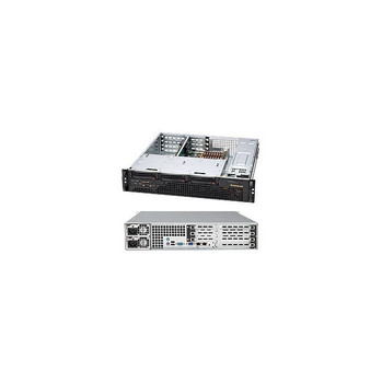 Supermicro CSE-825MTQ-R700UB 700W 2U Rackmount Server Chassis (Black)