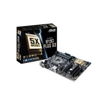 Asus B150-PLUS D3 LGA1151/ Intel B150/ DDR3/ CrossFireX/ SATA3&USB3.0/ A&GbE/ ATX Motherboard