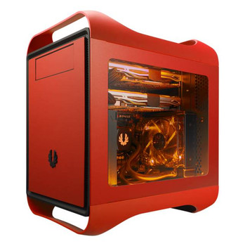 BitFenix Prodigy M Window BFC-PRM-300-RRWKK-RP No Power Supply MicroATX Case (Red)