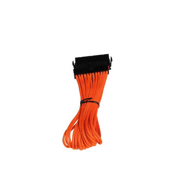 BitFenix Alchemy Multisleeved 30cm 24Pin ATX Male to 24Pin ATX Female Extension Cable (Orange)