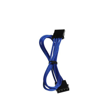 BitFenix Alchemy Multisleeved 45cm 4Pin Molex Male to 4Pin Molex Female Extension Cable (Blue)