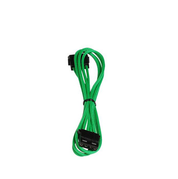BitFenix Alchemy Multisleeved 45cm 4Pin Molex Male to 4Pin Molex Female Extension Cable (Green)