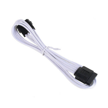 BitFenix Alchemy Multisleeved 45cm 4Pin Molex Male to SATA Power Extention Cable (White)