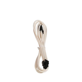 Bitfenix Alchemy Multisleeved 45cm 6Pin PCI-E Male to 6Pin PCI-E Female Power Extension Cable (White)