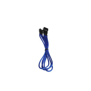 BitFenix Alchemy Multisleeved 30cm 4Pin Fan Male to 4Pin Fan Female PWM Extension Cable (Blue)