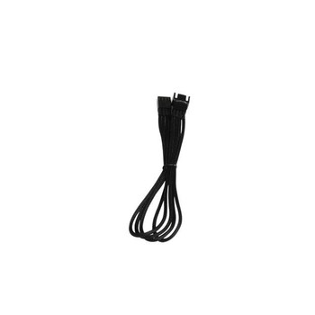 BitFenix Alchemy Multisleeved 30cm 4Pin Fan Male to 4Pin Fan Female PWM Extension Cable (Black)