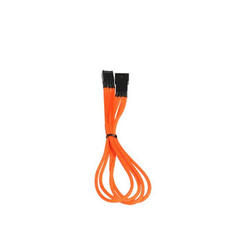 BitFenix Alchemy Multisleeved 30cm 4Pin Fan Male to 4Pin Fan Female PWM Extension Cable (Orange)