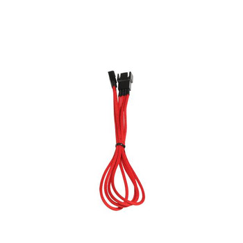 BitFenix Alchemy Multisleeved 30cm 4Pin Fan Male to 4Pin Fan Female PWM Extension Cable (Red)