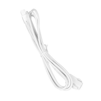 BitFenix Alchemy Multisleeved 45cm 4Pin ATX Male to 4Pin ATX Female CPU Extension Cable (White Sleeve/ White Connector)