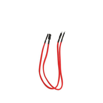 BitFenix Alchemy Multisleeved 30cm 2Pin Male to 2Pin Female Chassis I/O Cable (Red)