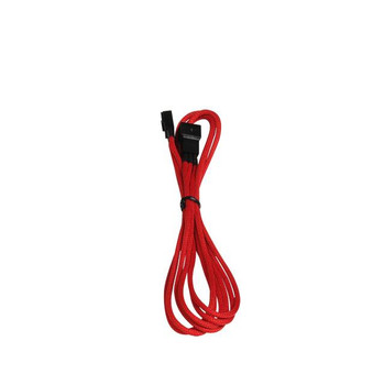 BitFenix Alchemy Multisleeved 90cm 3Pin Fan Male to 3Pin Fan Female Extension Cable (Red)