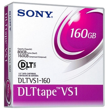 Part No: DLTVS1160WW - Sony DLT-VS160 Tape Cartridge - DLT DLTtape VS1 - 80GB (Native) / 160GB (Compressed)