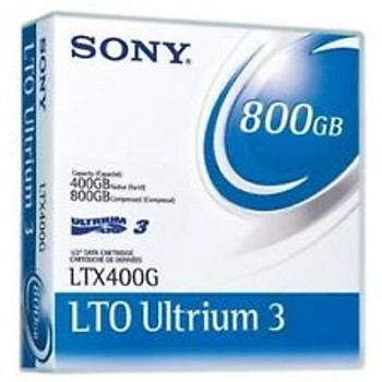 Part No: LTX400 - Sony LTX400 Data Cartridge - LTO Ultrium - LTO-3 - 400 GB (Native) / 800 GB (Compressed)