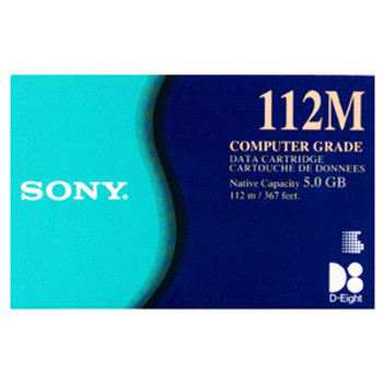 Part No: QG112M - Sony D8 8mm Tape Cartridge - 8mm Tape - 2.5GB (Native) / 5GB (Compressed)