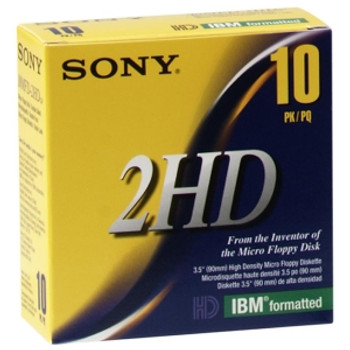 Part No: 10MFD2HD - Sony 10MFD2HD 1.44MB Floppy Disk - 1.44 MB