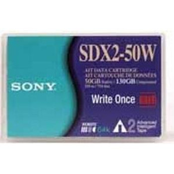 Part No: SDX250W - Sony AIT-2 Data Cartridge - AIT AIT-2 - 50GB (Native) / 130GB (Compressed)