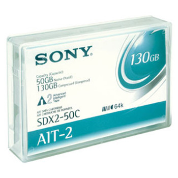 Part No: SDX250C-BC - Sony SDX2-50C AIT-2 Barcoded Data Cartridge - AIT AIT-2 - 50GB (Native) / 130GB (Compressed)