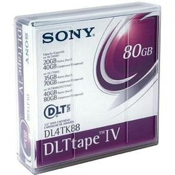 Part No: DL4TK88JN - Sony DLTtape IV Tape Cartridge - DLT DLTtapeIV - 40GB (Native) / 80GB (Compressed)