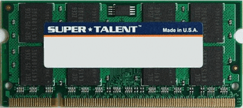 Super Talent DDR2-533 SODIMM 2GB/128x8 Value Notebook Memory