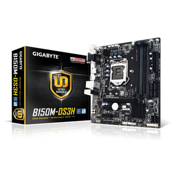 GIGABYTE GA-B150M-DS3H LGA1151/ Intel B150/ DDR4/ SATA3&USB3.0/ M.2/ A&GbE/ MicroATX Motherboard