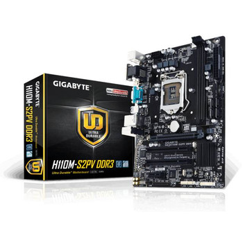 GIGABYTE GA-H110M-S2PV DDR3 LGA1151/ Intel H110/ DDR3/ SATA3&USB3.0/ A&GbE/ MicroATX Motherboard