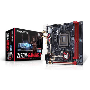 GIGABYTE GA-Z170N-GAMING 5 LGA1151/ Intel Z170/ DDR4/ SATA3&USB3.1/ M.2&SATA Express/ WiFi/ A&GbE/ Mini-ITX Motherboard