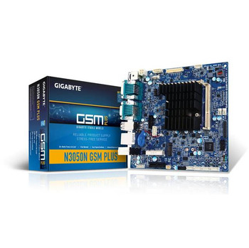 GIGABYTE GA-N3050N-GSM PLUS Intel Celeron N3050 SoC 1.6GHz/ DDR3L/ SATA3&USB3.0/ M.2/ A&GbE/ Mini-ITX Motherboard & CPU Combo