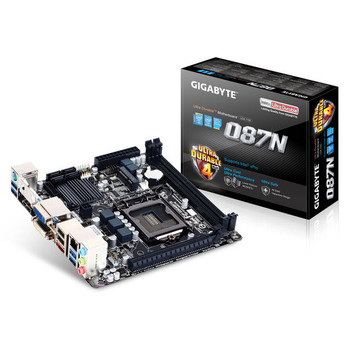 GIGABYTE GA-Q87N LGA1150/ Intel Q87/ DDR3/ SATA3&USB3.0/ A&GbE/ Mini-ITX Motherboard