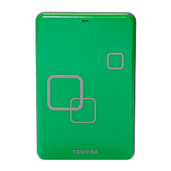 Part No: E05A050CAU2XG - Toshiba Canvio E05A050CAU2XG 500 GB External Hard Drive - Komodo Green - USB 2.0 - 5400 rpm - 8 MB Buffer