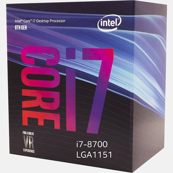 Intel Core i7-8700 Coffee Lake Processor 3.2GHz 8.0GT/s 12MB LGA 1151 CPU,