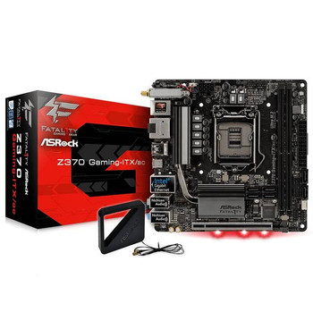 ASRock Fatal1ty Z370 GAMING-ITX/AC LGA1151/ Intel Z370/ DDR4/ SATA3&USB3.1/ M.2/ WiFi/ A&GbE/ Mini-ITX Motherboard