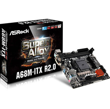 ASRock A68M-ITX R2.0 Socket FM2+/ AMD A68H/ DDR3/ SATA3&USB3.0/ A&GbE/ Mini-ITX Motherboard