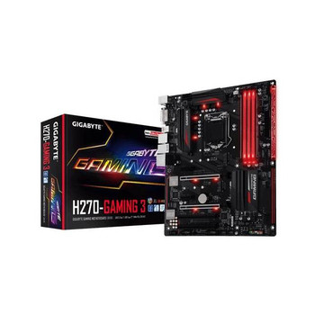 GIGABYTE GA-H270-GAMING 3 LGA1151/ Intel H270/ DDR4/ Quad CrossFireX/ SATA3&USB3.1/ M.2&SATA Express/ A&GbE/ ATX Motherboard